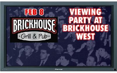 FEB 8, Viewing Party at Brickhouse