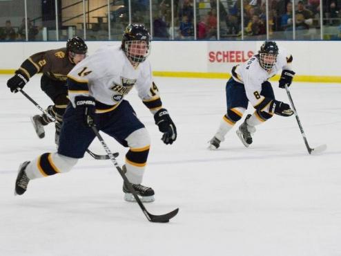 Jr. Blues Host First Place Fighting Falcons