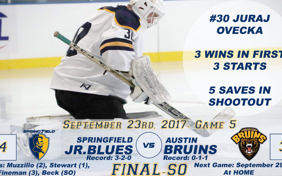 Springfield Wins In Shootout, Finish 3-1 At NAHL Showcase