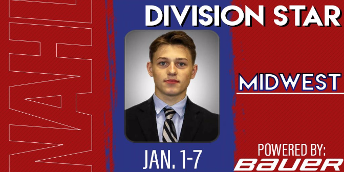 Kozyrev Earns Midwest Division Star of the Week