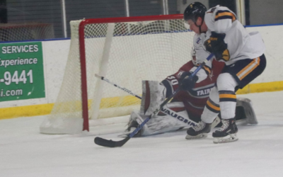 Puricelli Leads Jr. Blues to Split with Ice Dogs