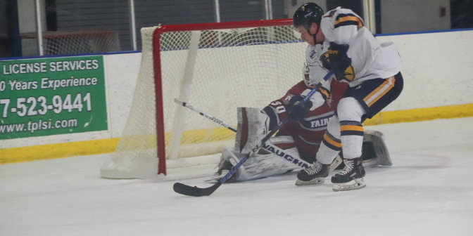 Puricelli Leads Jr. Blues to Split with Ice Dogs