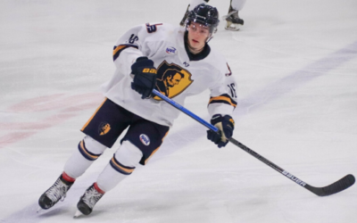Rhode, Larionovs Lead Jr. Blues to Split with Magicians