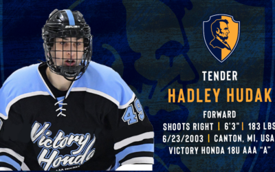 Jr. Blues Sign Hudak to Tender for 2022-23