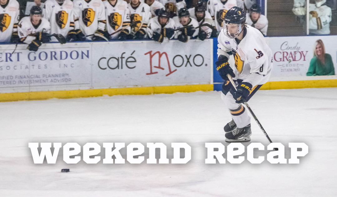 Jr. Blues Split with Magicians, Remain in 2nd Place