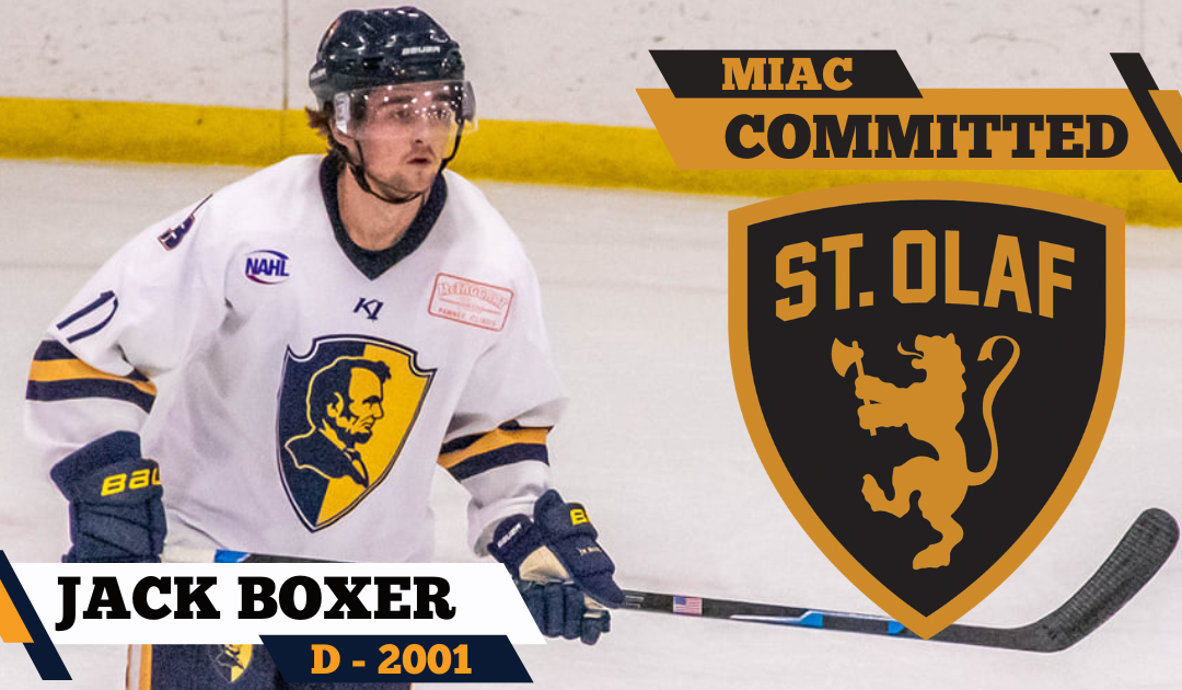 Jack Boxer Commits to St. Olaf College
