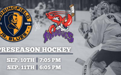 Jr. Blues to Host Shreveport for Pair of Preseason Games
