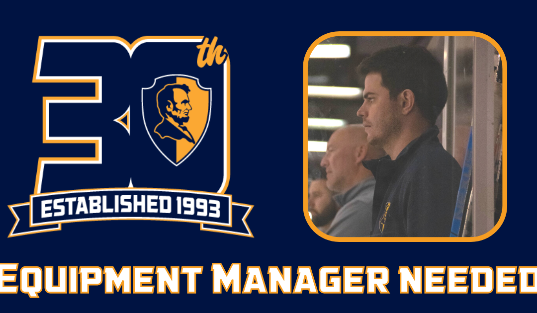 Jr. Blues Seek Equipment Manager