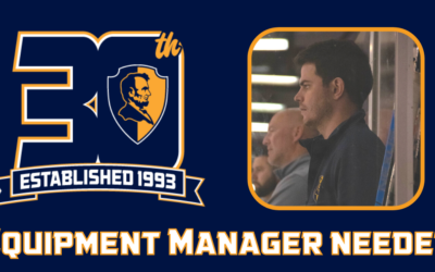 Jr. Blues Seek Equipment Manager