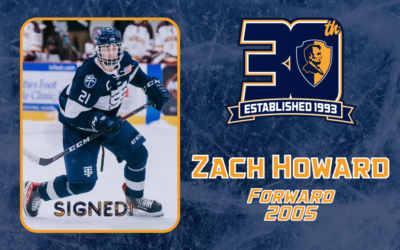 Jr. Blues Sign Zach Howard to Tender for 2023-24 Season